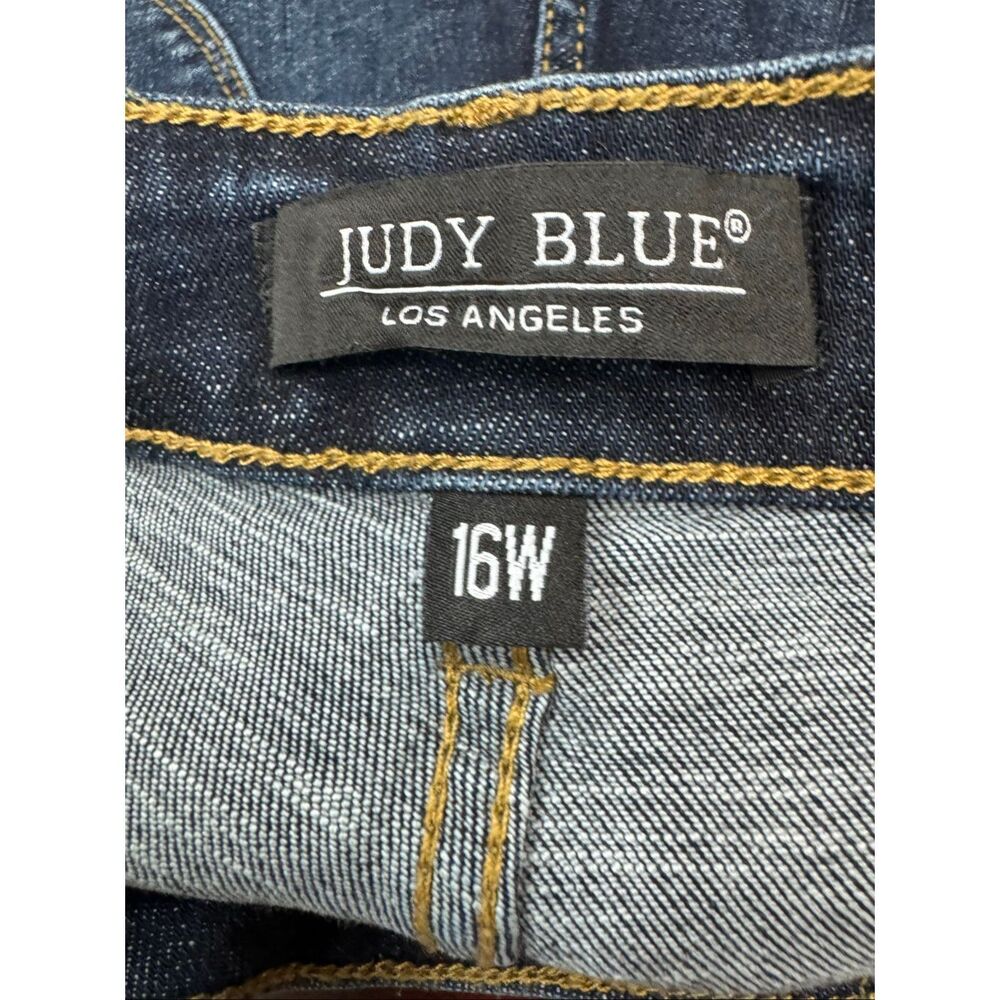 Judy Blue Williamsburg High Rise Tummy Control Skinny Fit Denim Jeans Size 16W - Picture 5 of 10